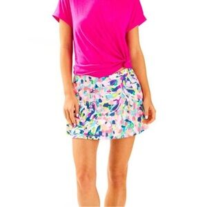 Lilly Pulitzer Luxletic Josephine Pina Colada Skort Small